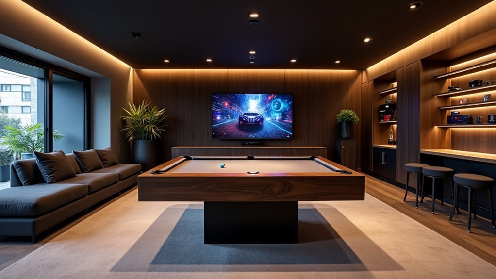 modern game room features