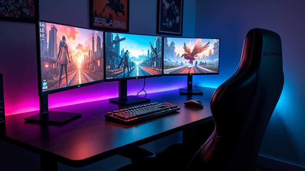 multi monitor gaming setups tips